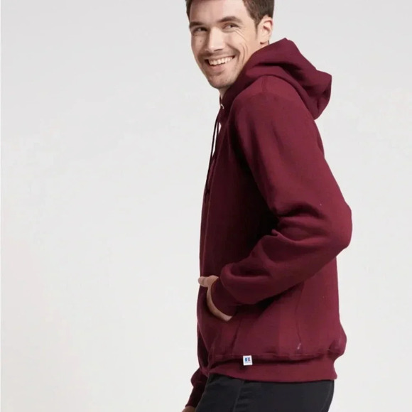 Russell Athletic Maroon Zip-Up Hoodie - Picture 10 of 10